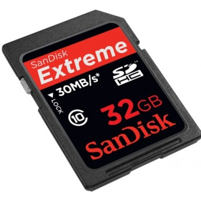 Sandisk Secure Digital Extreme 32 GB SD kártya