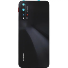  02353EFN Gyári Huawei Nova 5T Fekete akkufedél, hátlap mobiltelefon, tablet alkatrész
