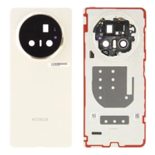  0235AQDR Honor Magic V5 Fehér gyári akkufedél hátlap mobiltelefon, tablet alkatrész