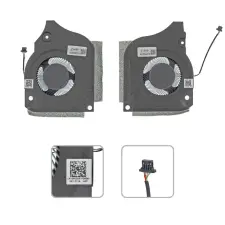  063NYM, 0FK2HP gyári új hűtés, ventilátor (5V) (párban) laptop alkatrész