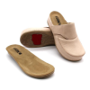  0Ft kiszállítás! Leon Comfortstep 2019 púder női bőr papucs kivehető talpbetéttel 36-41