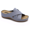  0Ft kiszállítás! Leon Comfortstep 932 kék orlando női bőr papucs 36-41