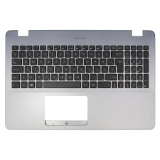  0KN1-261HU21 gyári új magyar fekete laptop billentyűzet + ezüst színű felső fedél laptop alkatrész