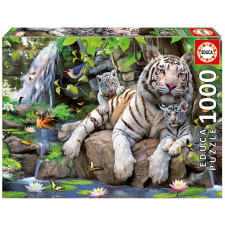 1000 darabos puzzle, bengáli tigrisek puzzle, kirakós