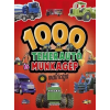  1000 teherautó és munkagép matricája #piros