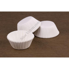  100 db 7,5 cm-es fehér muffin papír sütés és főzés