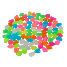 100 fluoreszkáló díszítőkő készlet, többszínű szín, AVX-AG653C gyerekszoba dekoráció