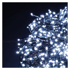  100 LED-es karácsonyfa izzósor, 6,3m, hideg fehér karácsonyi dekoráció
