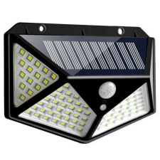  100 LED-es kültéri Napelemes fali lámpa kültéri világítás