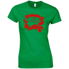  100% magyar női póló - egyedi mintás, 12 szín, S-2XL