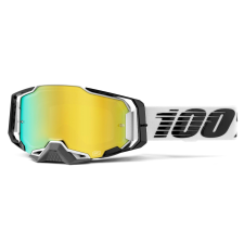 100% Motocross szemüveg 100% ARMEGA Atmos Tükör arany plexiüveg motoros szemüveg
