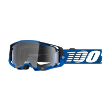 100% Motocross szemüveg 100% ARMEGA Rockchuck sötétkék (tiszta szemellenző) motoros szemüveg