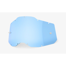 100% Plexi 100% Racecraft 2/Accuri 2/Strata 2 kék (ködmentes) motoros szemüveg