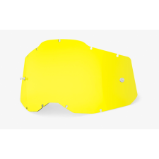 100% Plexi 100% Racecraft 2/Accuri 2/Strata 2 sárga (Ködmentes) motoros szemüveg