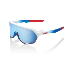 100% S2 TotalEnergies Team Matte piros-kék-fehér napszemüveg (HIPER kék üveg) motoros szemüveg