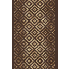  100 x 500 cm futószőnyeg darab - 1018 barna (szegve) lakástextília