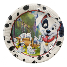 101 Kiskutya 101 Dalmatians, Kiskutya Papírtányér 8 db-os 23 cm party kellék