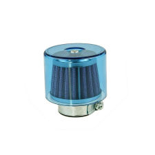 101 Octane Air-System 35mm egyenes fém légszűrő kék védősapkával egyéb motorkerékpár alkatrész