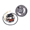 101 Octane Gyújtás állórész, rotor komplett 6V 17W óramutató járásával megegyezően Puch Maxi E50 Sachs, Hercules, Zündapp gyújtóhoz