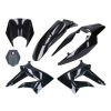 101 Octane Komplett fekete burkolat készlet Derbi Senda 2011-, Gilera RCR, SMT 2011-, Gilera RCR, SMT 2011-, Derbi Senda 2011-, Gilera RCR, SMT 2011-, Gilera RCR, SMT 2011-