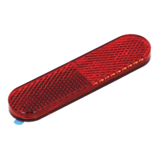 101 Octane Öntapadós piros fényvisszaverő prizma 95x25mm egyéb motorkerékpár alkatrész