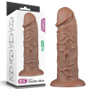  10.5'' Realistic Chubby Dildo Brown