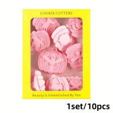  10 darabos Halloween Süteményszaggató Készlet konyhai eszköz