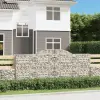  10 db íves horganyzott vas gabion kosár 300x50x120/140 cm