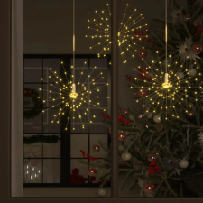  10 db karácsonyi meleg fehér tűzijátéklámpa 1400 LED-del 20 cm karácsonyfa izzósor