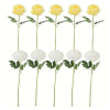  10 db Művirág – Sárga és Fehér Színekben AM683169