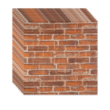  10 öntapadós 3D tapétalap - 70 x 77 x 0,5 cm tapéta, díszléc és más dekoráció