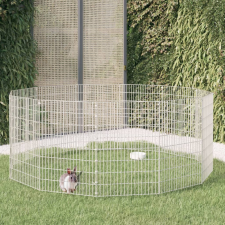 10 paneles horganyzott vas nyúlketrec 54x80 cm ketrec, szállítóbox rágcsálóknak