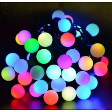 10m RGB LED RGB fényinstalláció fehér-transzparens kábellel, több színben karácsonyfa izzósor