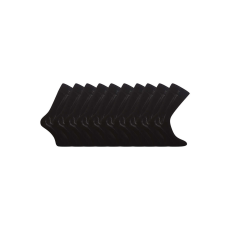  10PACK fekete bambusz hosszú Styx zokni (10HB960) XL