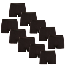 10PACK fekete Nedeto férfi boxeralsó (10NB001) M férfi alsó