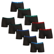  10PACK Férfi boxeralsó Gianvaglia fekete (021) M