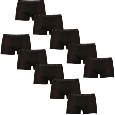  10PACK Férfi boxeralsó Gianvaglia fekete (023) L