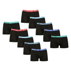  10PACK férfi boxeralsók Gianvaglia fekete (026) M