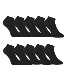  10PACK zokni Styx alacsony bambusz fekete (10HBN960) XL
