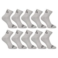  10PACK zokni Styx boka szürke (10HK1062) XL