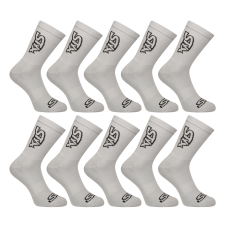 10PACK zokni Styx magas szürke (10HV1062) M férfi zokni