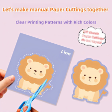  120 lapos ollós készségfejlesztő készlet gyerekeknek kreatív és készségfejlesztő