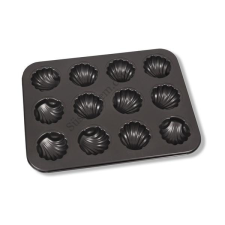  12 adagos kagyló alakú tapadásmentes muffin sütőforma edény