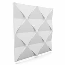 12 db MYWALL HARMONY modern mintás fehér 60x60 cm falpanel csomagajánlat tapéta, díszléc és más dekoráció