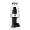 12" Cock with Balls Black