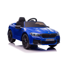 12V BMW M5 kék Elektromos kisautó 9576 elektromos járgány