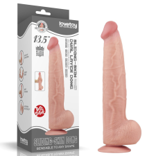 13.5'' King Sized Sliding Skin Dual Layer Dong műpénisz, dildó