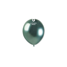 13 cm-es Shiny zöld színű gumi léggömb - 100 db / csomag party kellék