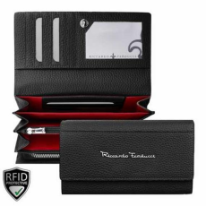  142820 002 Riccardo Ferducci női bőr pénztárca fekete