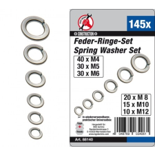  145 darabos rugó alátét készlet (BGS 88140) barkácsolás, csiszolás, rögzítés